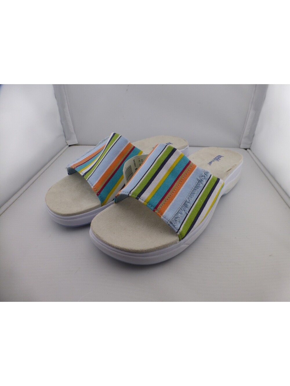 Keds PureFit Women's 8.5 Oasis Stripe Slip On Wedge Sandals Multicolor M13